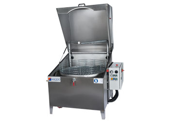 sproeiwasmachines van Magido reinigen door een combinatie van waterdruk, temperatuur, reinigingsmiddel en een optimaal sproeipatroon.